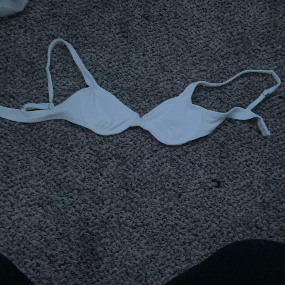 White bikini top